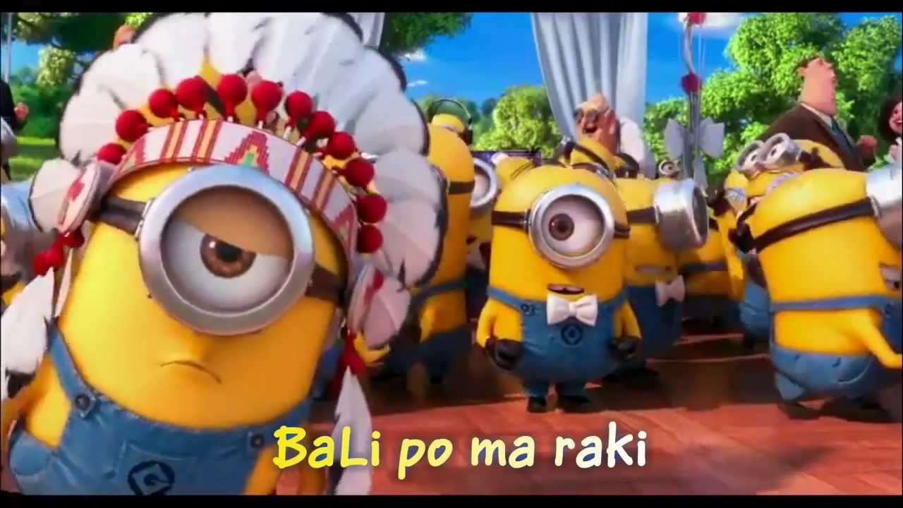 Minions Song ~ YMCA with Lyrics & full video clips