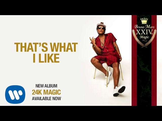 Bruno Mars — That’s What I Like [Official Audio]