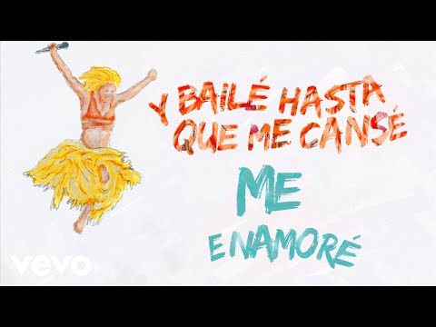 Shakira — Me Enamoré (Official Lyric Video)