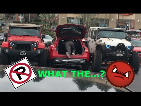 2 Jeeps gives lesson to Mercedes how NOT to park (OFFICIAL VIDEO)