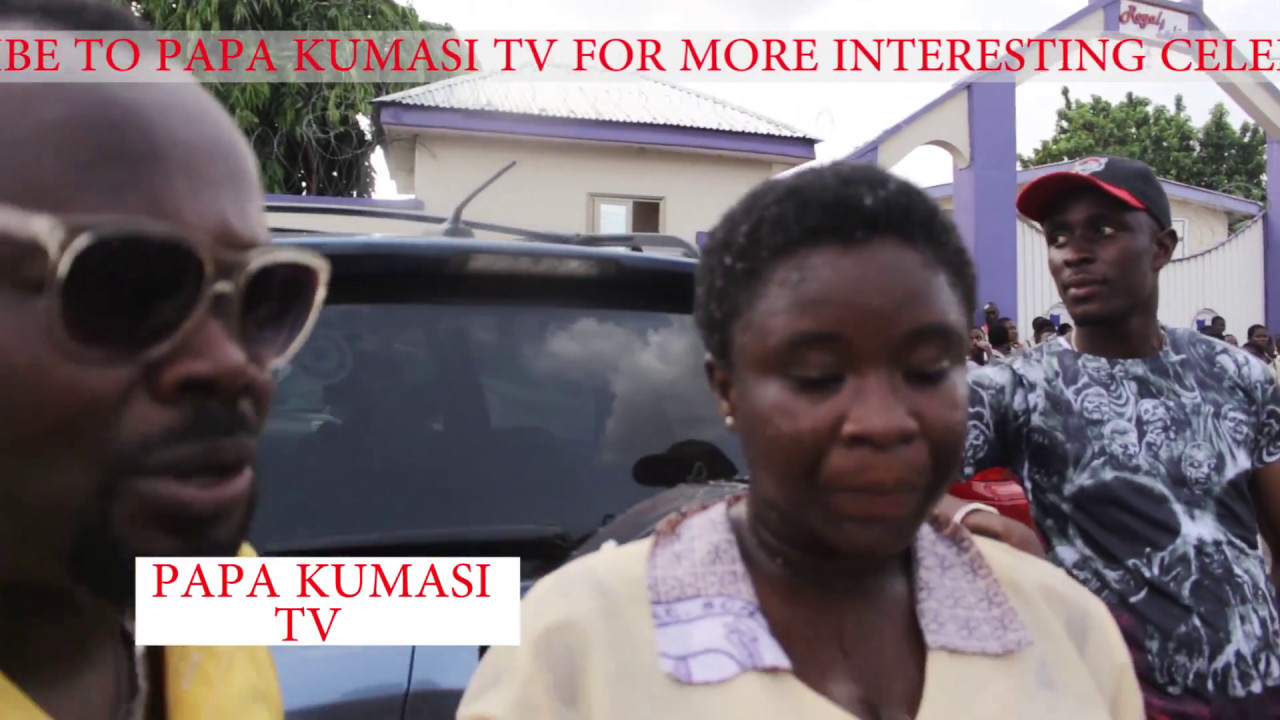 Official video Maame Serwaa completes SHS see how Yaw Dabo, Papa Kumasi, Rasta Nene, surprised her