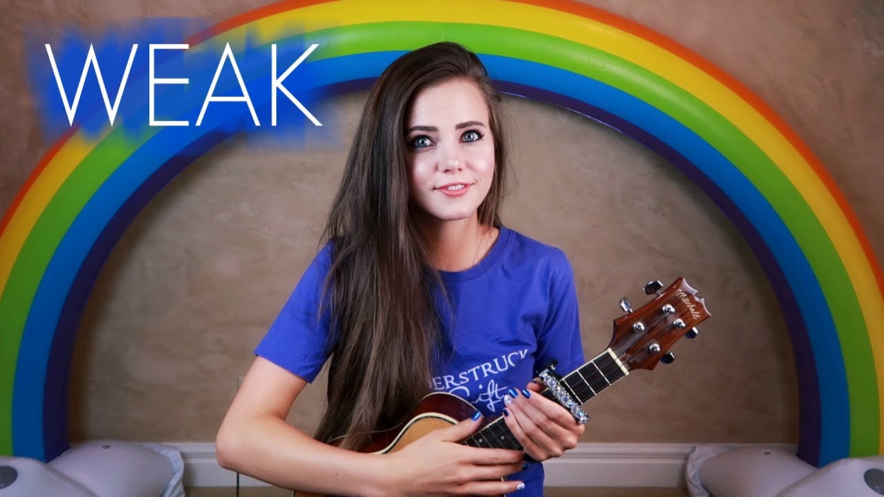 WEAK — AJR (Official Music Video Cover) Tiffany Alvord — LIVE